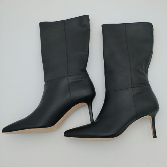 Lauren Ralph Lauren Mid Calf Nappa Leather Boot Size 8 NEW - Picture 4 of 9